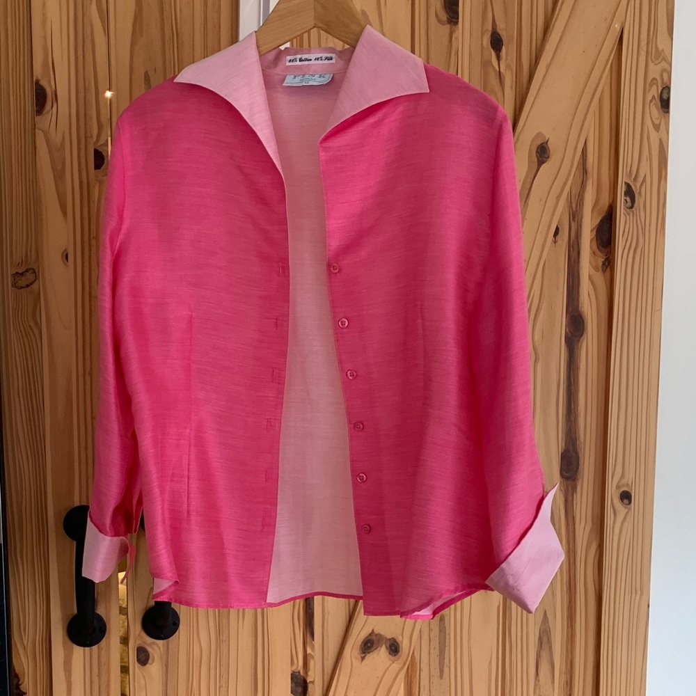 Pink Button-Up Shirt